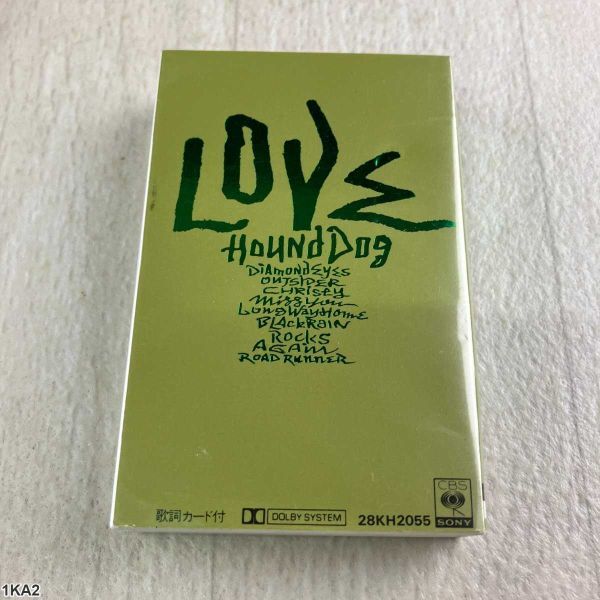 1KA2 カセットテープ / HOUND DOG / LOVE / CBSソニー / ダイアモンドアイズ拍卖