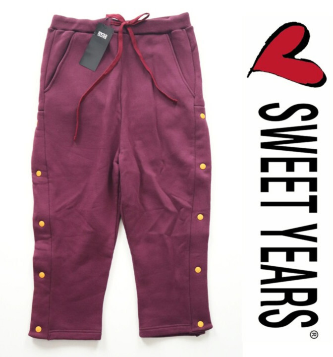 新品タグ付き【SY32 by SWEET YEARS スィートイヤーズ 】WOMEN'S SWEAT PANTS スウェットパンツ Fサイズ v7649拍卖