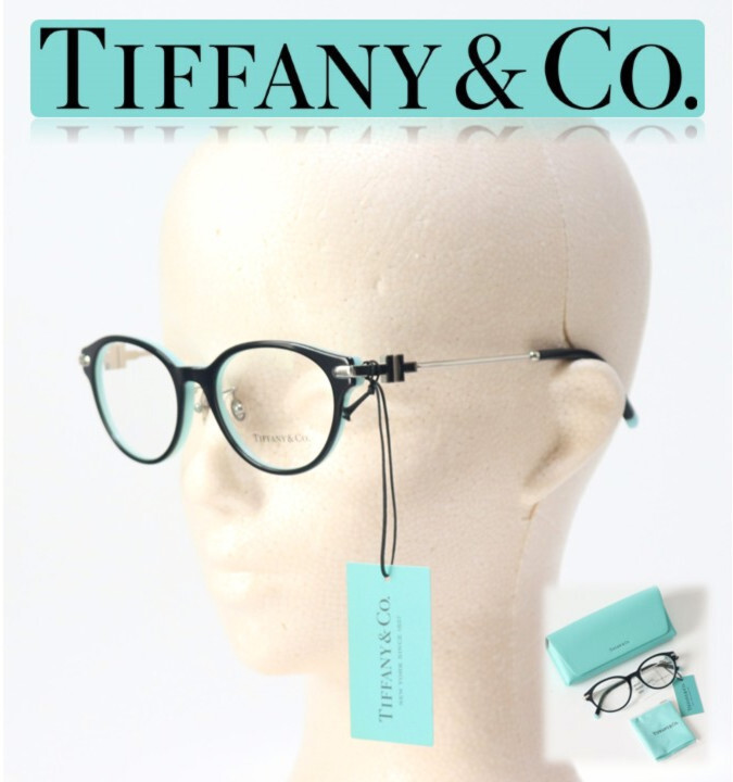新品タグ付き【TIFFANY&CO.ティファニー】TF 2218D-8055 メガネフレーム 黒 v7693 プレゼントにも最適拍卖