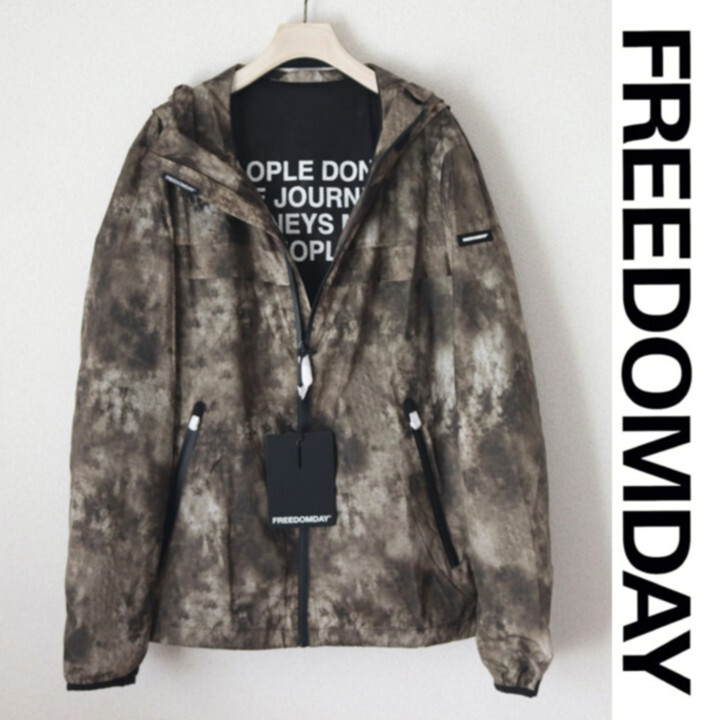 48,400円新品タグ付き【FREEDOMDAY フリーダムデイ】イタリアダウンブランド MILITARY ミリタリージャケット L v7634m拍卖
