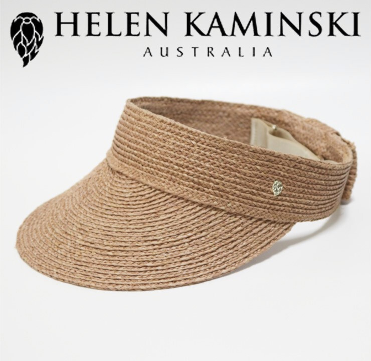 33,000円新品タグ付き【ヘレンカミンスキー】100%ラフィア Dunne サンバイザー ONE SIZE UPF50+ v6840k拍卖