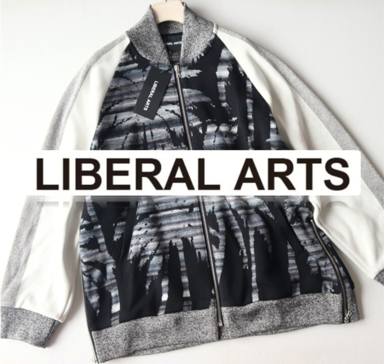 121,000円新品タグ付き【LIBERAL ARTS リベラルアーツ】ウール混 PALM SKA BLOUSON ジップニットブルゾン Fサイズ v7619 拍卖