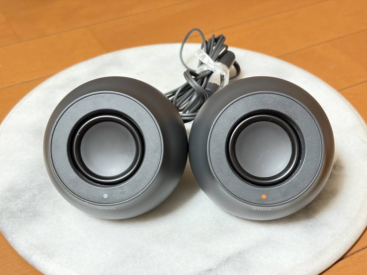 ★ELECOM エレコム パソコン用2.0chスピーカー Stina SP-P10CUBK★即決★拍卖
