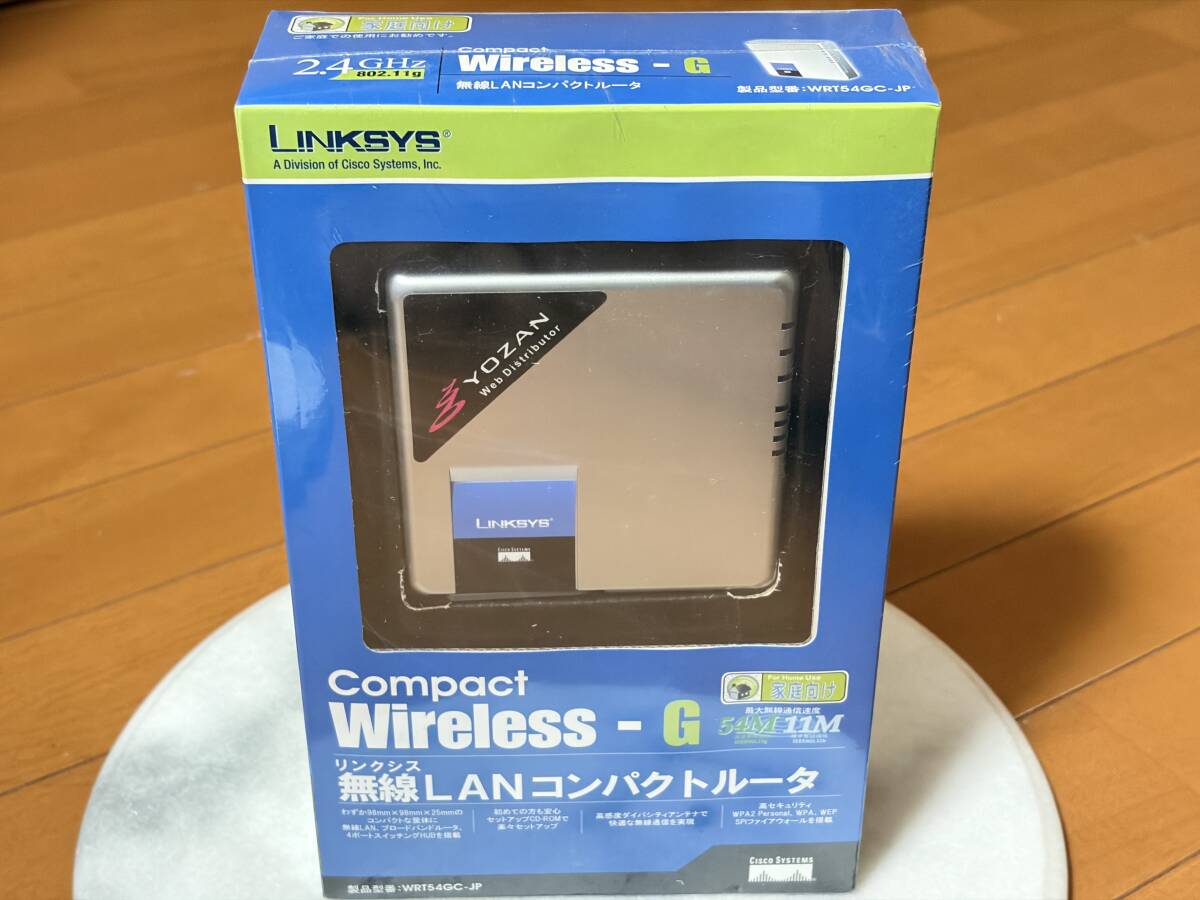 ★新品未使用★Linksys WRT54GC 無線ルータ リンクシス 無線LANコンパクトルータ 高セキュリティ 4ポートスイッチングハブ搭載★拍卖