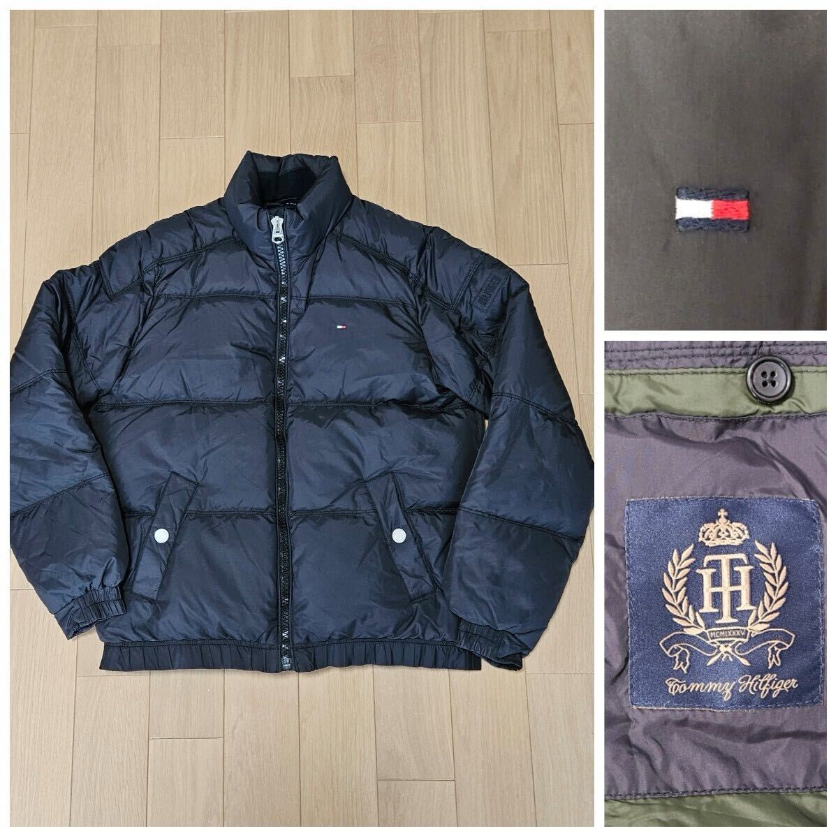 TOMMY HILFIGER☆トミーヒルフィガー☆ダウンジャケット☆ジャケット☆ブルゾン☆メンズ☆サイズS☆ブラック拍卖