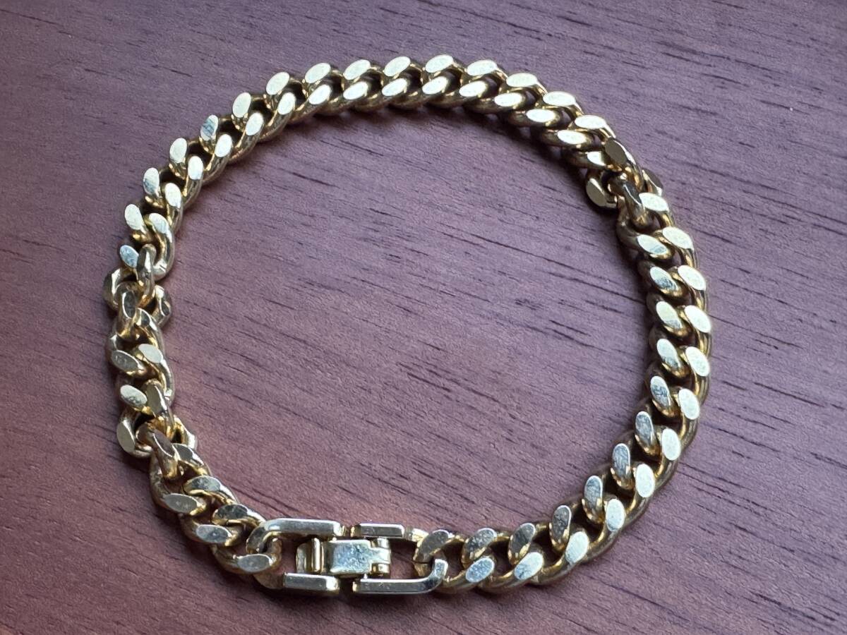 ☆ゴールドブレスレット 喜平☆約20cm 重さ 約21g☆メンズアクセサリー ジュエリー☆拍卖