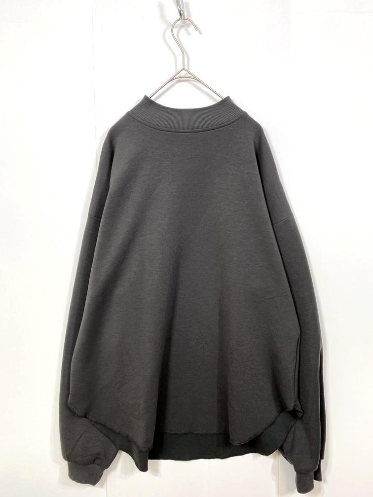 ゆうパケットOK ITEMS URBAN RESEARCH アイテムズ アーバンリサーチ ライトダンボールハイネックトップス sizeF/チャコール ■■拍卖