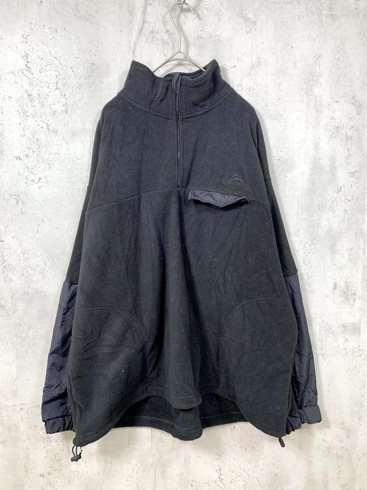 KELTY ケルティ KE243W30FS05 ハーフジップ フリース ジャケット sizeF/黒 ◆■拍卖