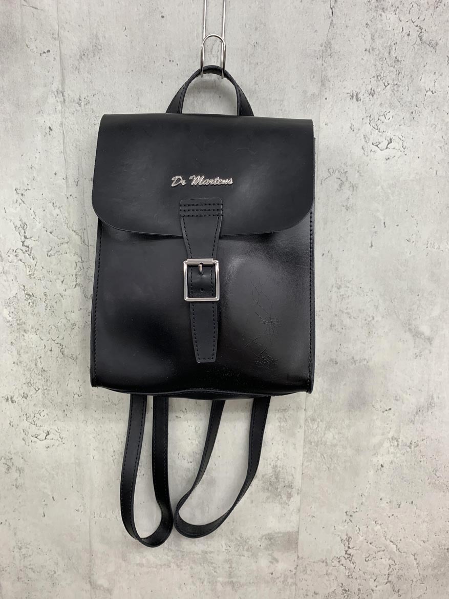 Dr.Martens ドクターマーチン ミニレザー リュック デイパック バッグ 黒 ■■◎ ☆ fja6 レディース拍卖
