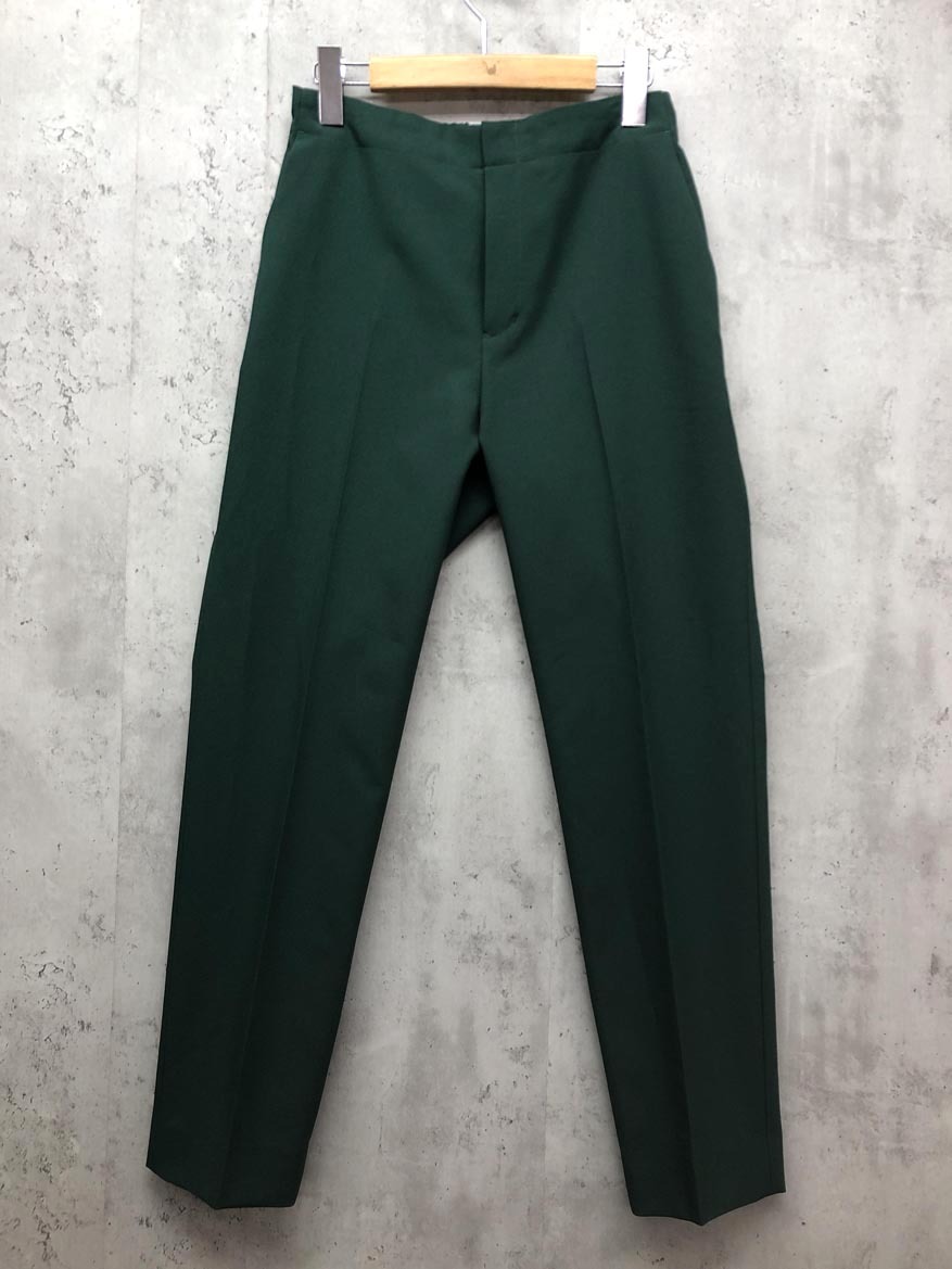 ゆうパケットOK 美品 INED イネド 71-40161018 ハイウエスト Louise美脚 テーパード パンツ size11/グリーン ■■◎ ☆ fjb7 レディース拍卖