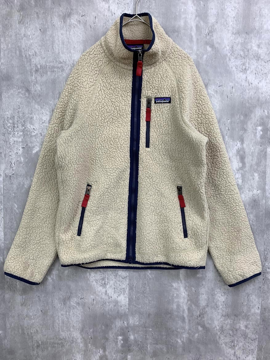 patagnia パタゴニア 22801FA19 レトロパイル フリース ジャケット sizeS/アイボリー ◆■◎ ☆ fjc1 メンズ拍卖