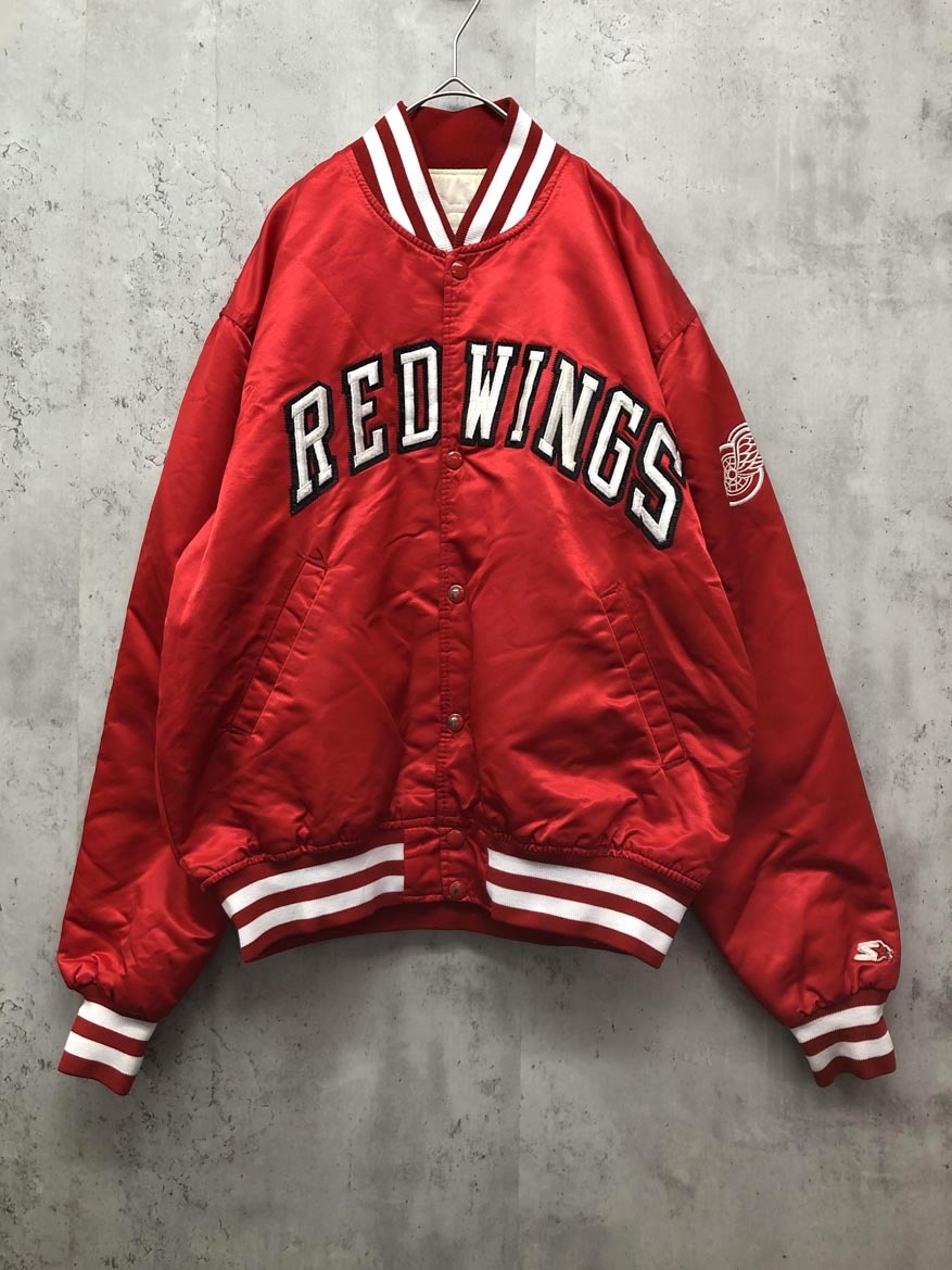 NHL ナショナルホッケーリーグ スターター スタジャン ジャケット sizeL/赤 ◆■ ☆ fjc2 メンズ拍卖