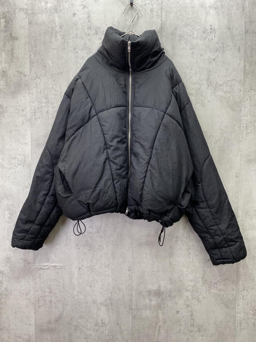 LIAN リアン ダブルジップ 中綿 ブルゾン ジャケット sizeF/黒 ◆■◎拍卖