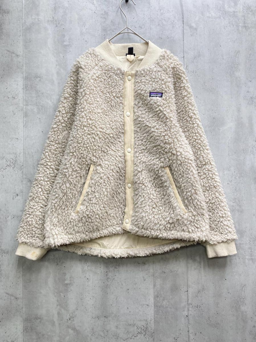 Patagonia パタゴニア ボア ブルゾン ジャケット sizeXL/ベージュ ◆■拍卖