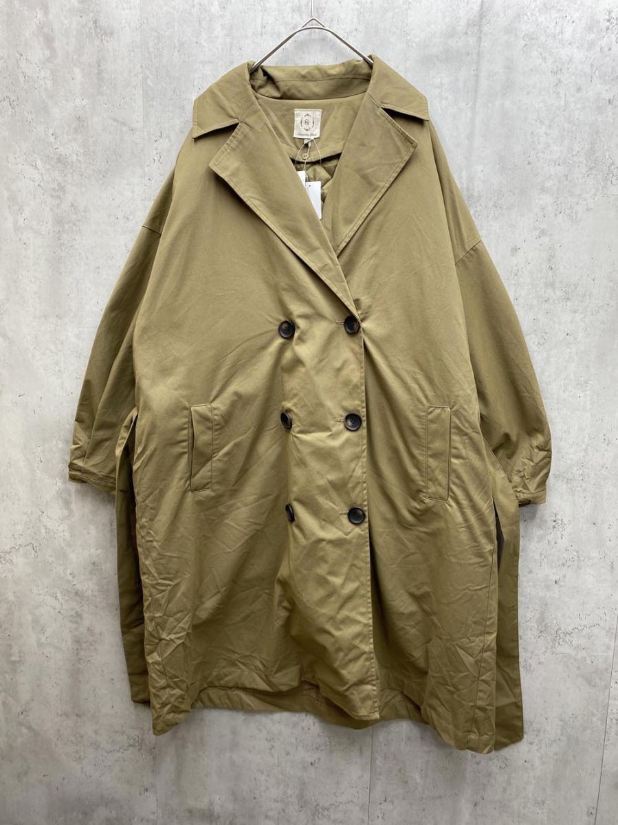 新品 SM2 サマンサモスモス 1303742-43-11 トレンチ コート sizeF/カーキ ◆■拍卖