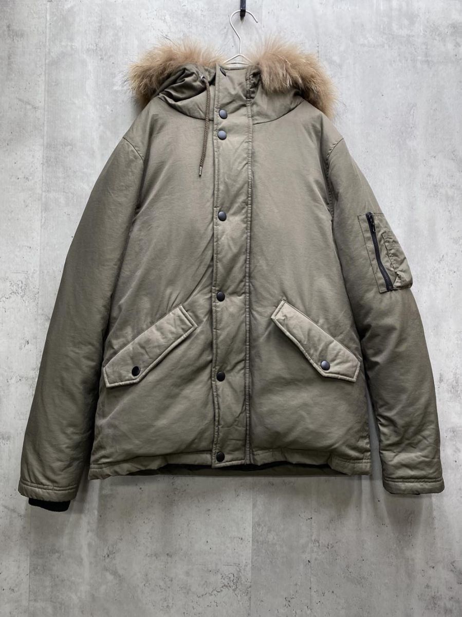 Magine マージン ダウン モッズコート size44/カーキ ◆■◎拍卖