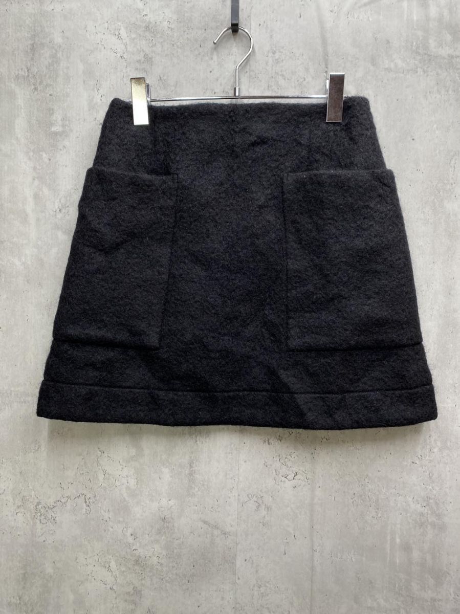 ゆうパケットOK mademoiselle ROPE マドモアゼルロペ ミニ スカート size38/黒 ◆■拍卖