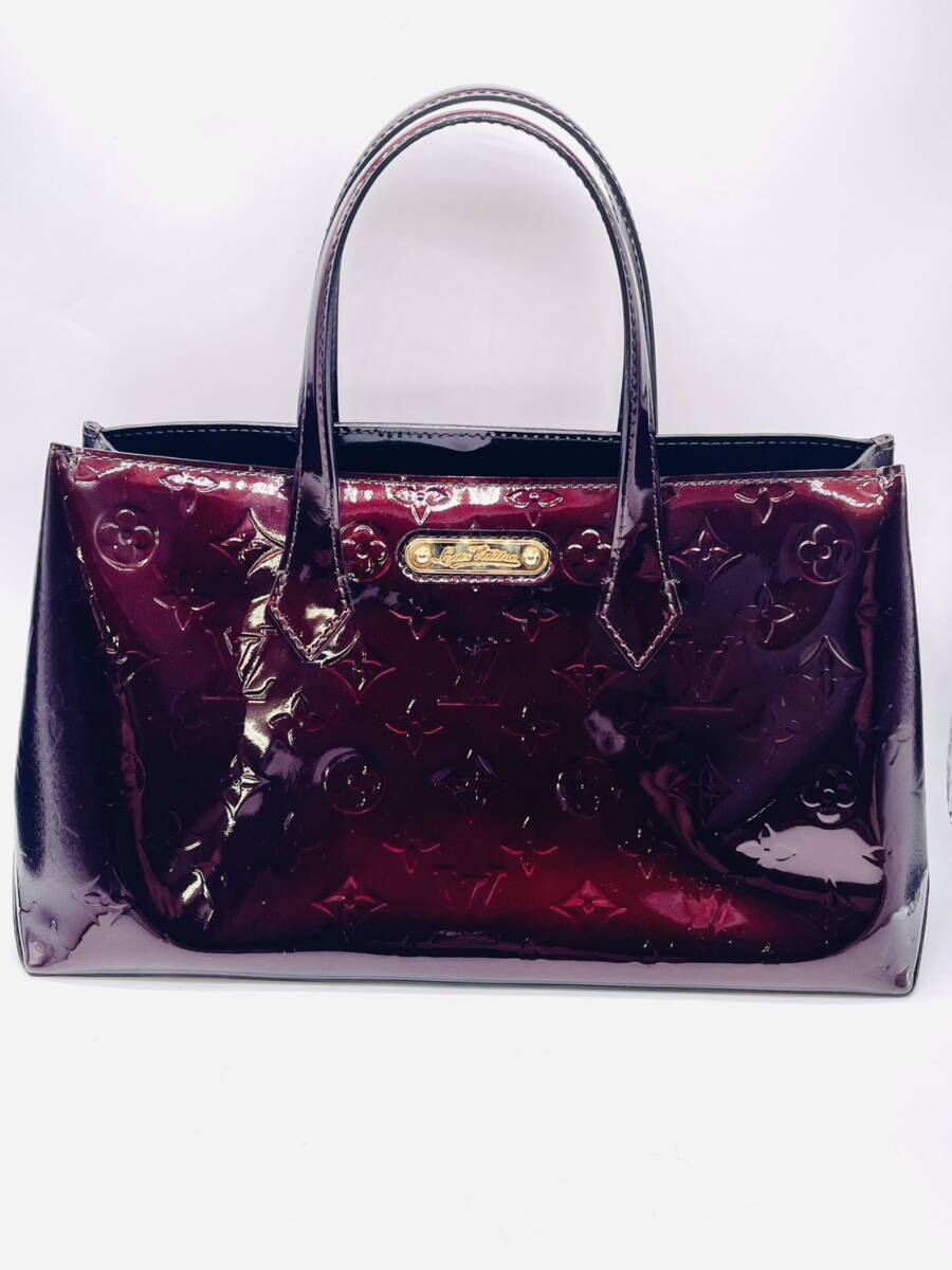 【極美品】LOUIS VUITTON ルイヴィトン ヴェルニ ウィルシャーPM アラマント M93641 ブランド ハイブラ レディース 袋 ギャランティーあり拍卖