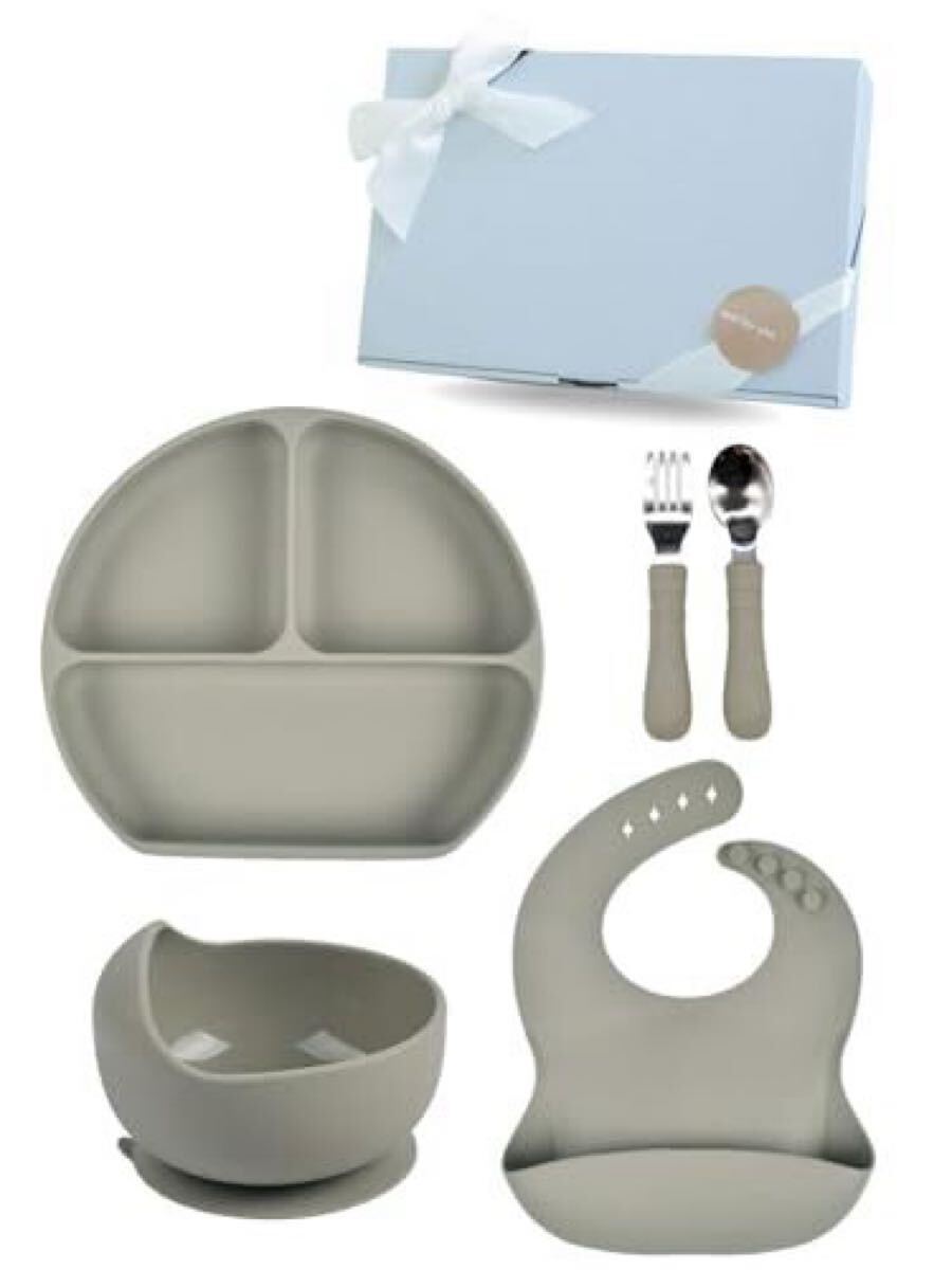 rinaty【5点セット】出産祝い 男の子 女の子 ベビー食器セット 【食品衛生法適合 食洗機 電子レンジOK ギフトラッピング済拍卖