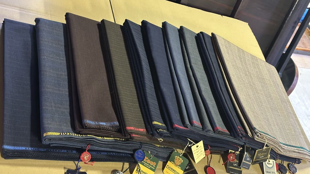 スーツ生地 生地 紳士服 はぎれ ENGLAND製 外国製等拍卖