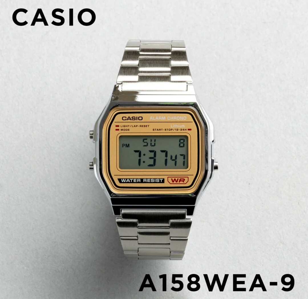 新品!ネット限定販売 CASIO A158WEA-9JH チープカシオ カシオコレクション拍卖