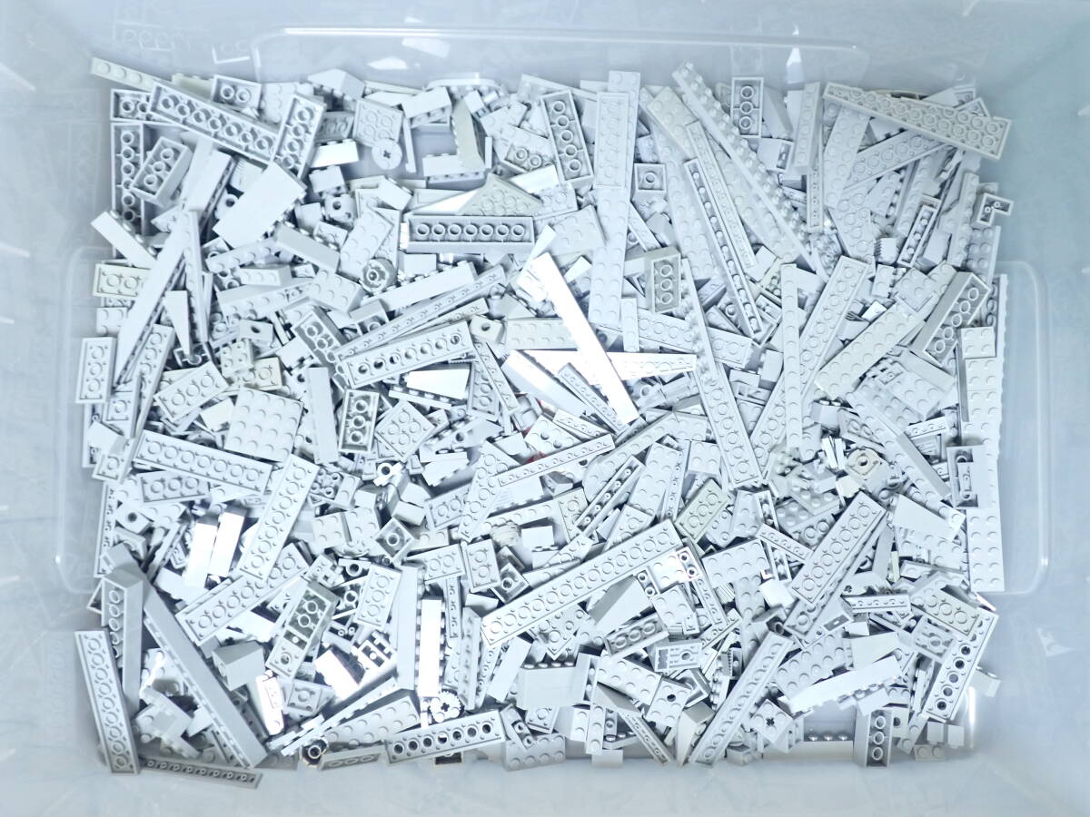 LEGO★正規品 ライトグレー 新薄灰 1キロ ブロック プレート スロープ 合わせて 1000グラム ㎏ 同梱可能 レゴ お城 キャッスル キングダム拍卖