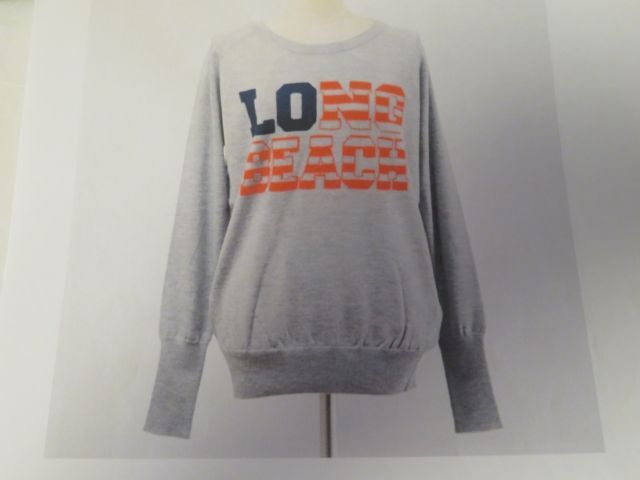 未使用品(新古品)セレクトSHOP購入 Venerta ヴェネルタ ニット セーター トップス 長袖 ウール100% レディース サイズ1 グレー拍卖