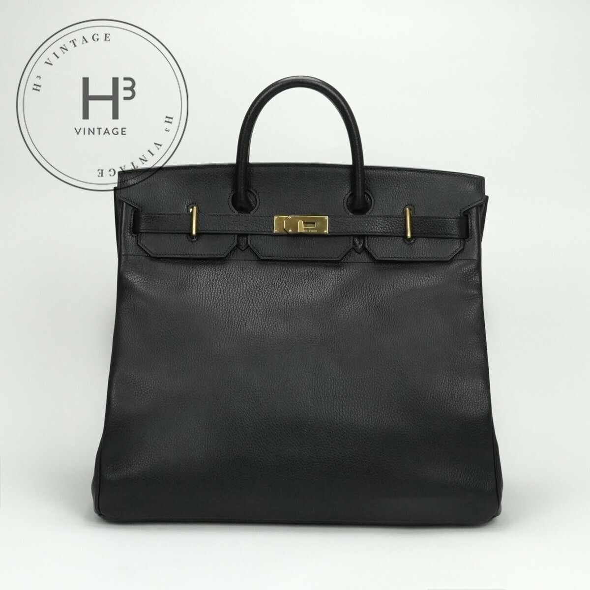 エルメス HERMES オータクロア45 オータクロア 45 バッグ トートバッグ アルデンヌ ノワール Noir ブラック Black 黒拍卖