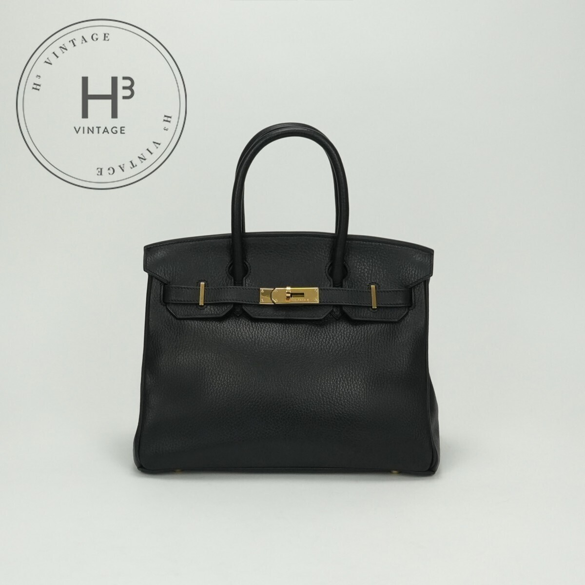 エルメス HERMES バーキン30 バーキン 30 バッグ トートバッグ アルデンヌ ノワール Noir ブラック Black 黒 ゴールド金具拍卖