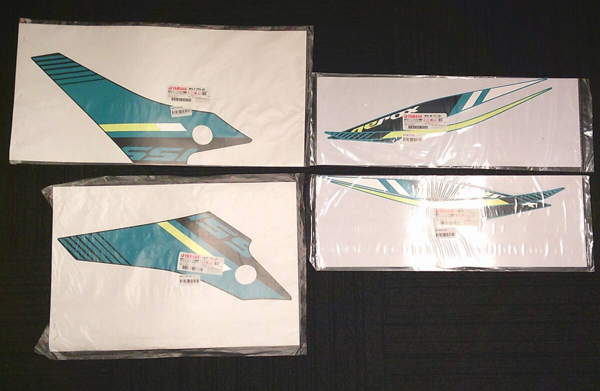 AEROX155 グラフィック セット タイ ヤマハ純正 デカールセット エアロックス155 緑 グリーン NVX155 GENUINE PARTS THAI YAMAHA♪拍卖