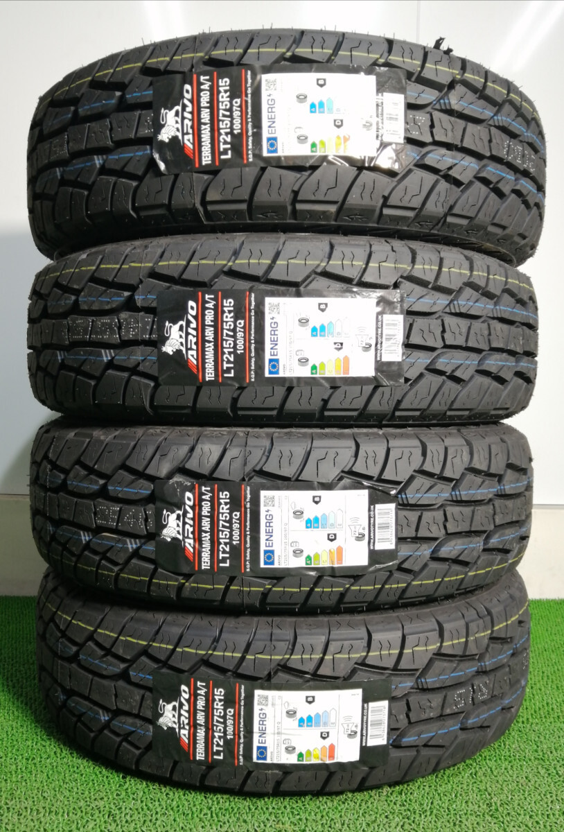 LT215/75R15 100/97Q 6PR ARIVO TERRAMAX A/T 新品 サマータイヤ 4本セット 2025年製 ※本州送料無料 215/75/15 夏タイヤ拍卖