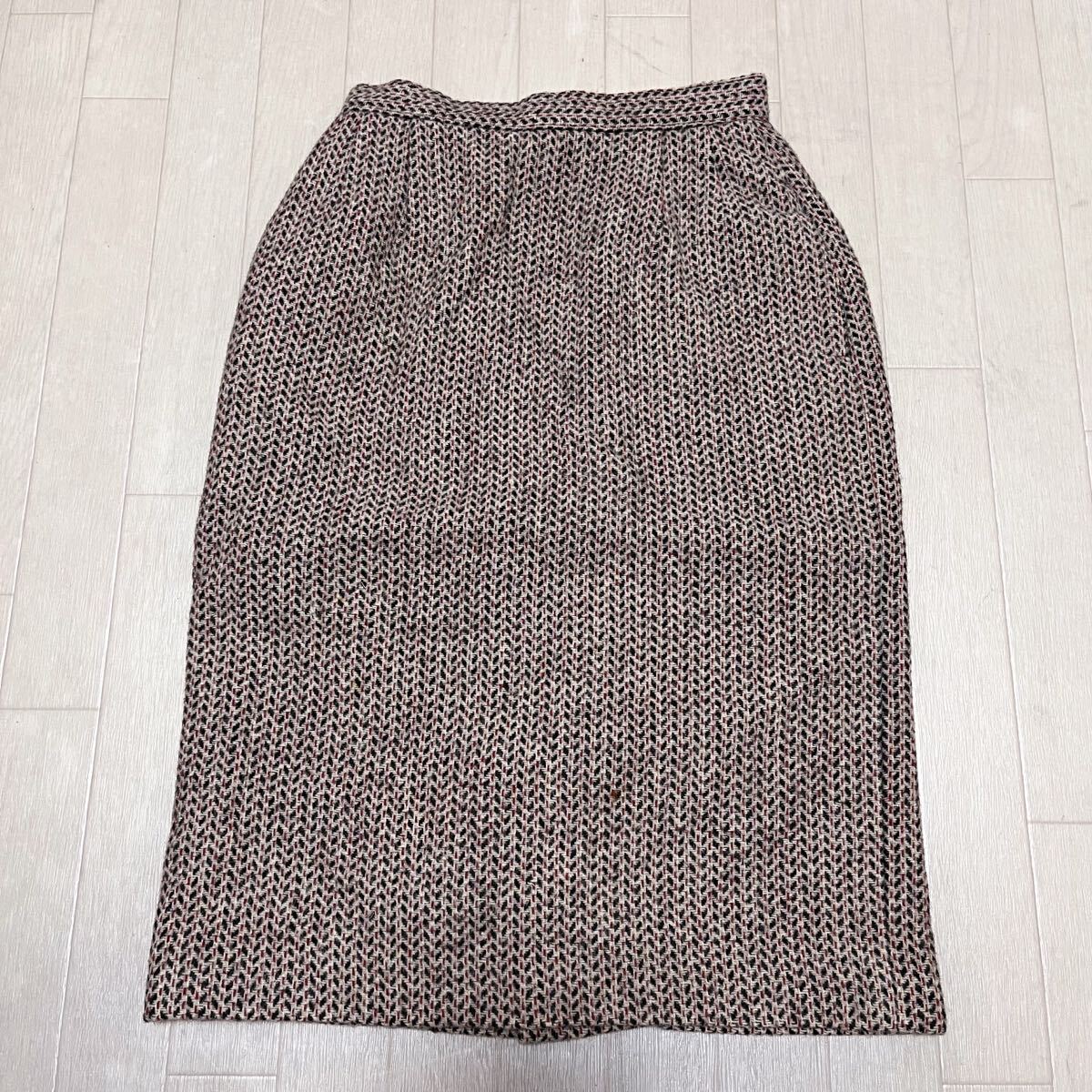 和850★ MOGA モガ タイトスカート ロング マキシ 総柄 日本製 ホワイト ブラック レッド レディース拍卖