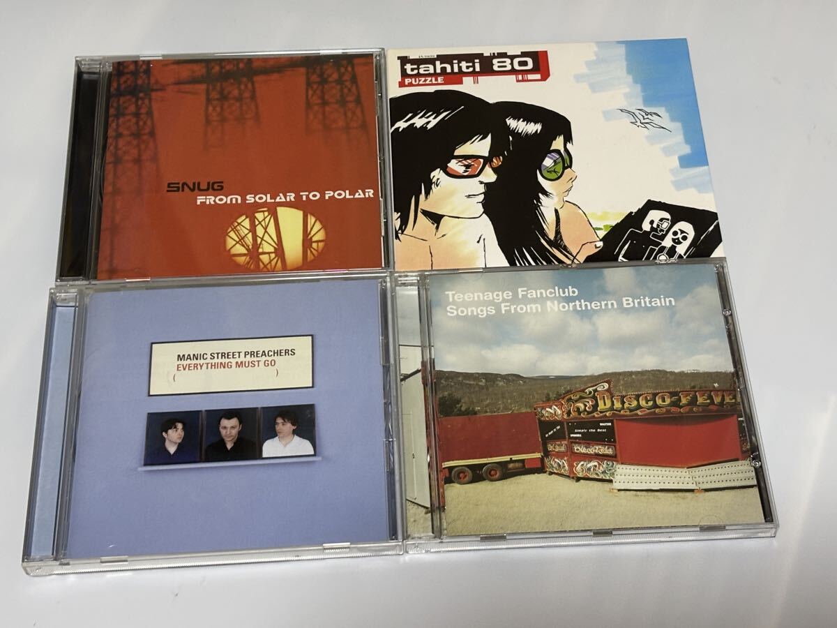 Tahiti 80 Teenage Fanclub SNUG Manic Street Preachers UK Pop Rock 4CD set拍卖