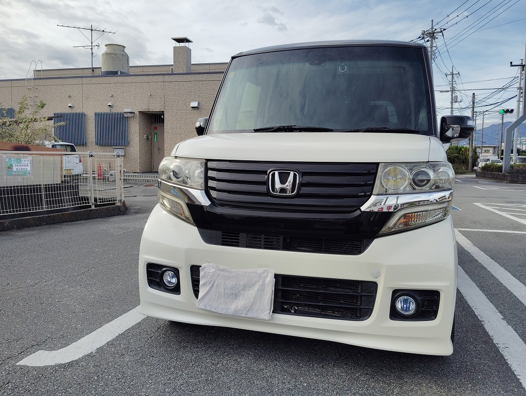 NBOX JF1 白黒ツートン 車検有 両側電動スライドドア 8インチ純正ナビ 11インチフリップダウンモニター オーバーヘッドコンソール付き拍卖