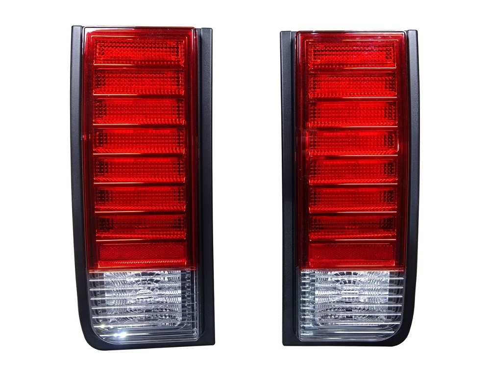 ハマーH2 LEDテールライト 2003-2014 レッドクリア/LED 07-14 テールランプ ☆送料無料☆国内自社在庫有拍卖