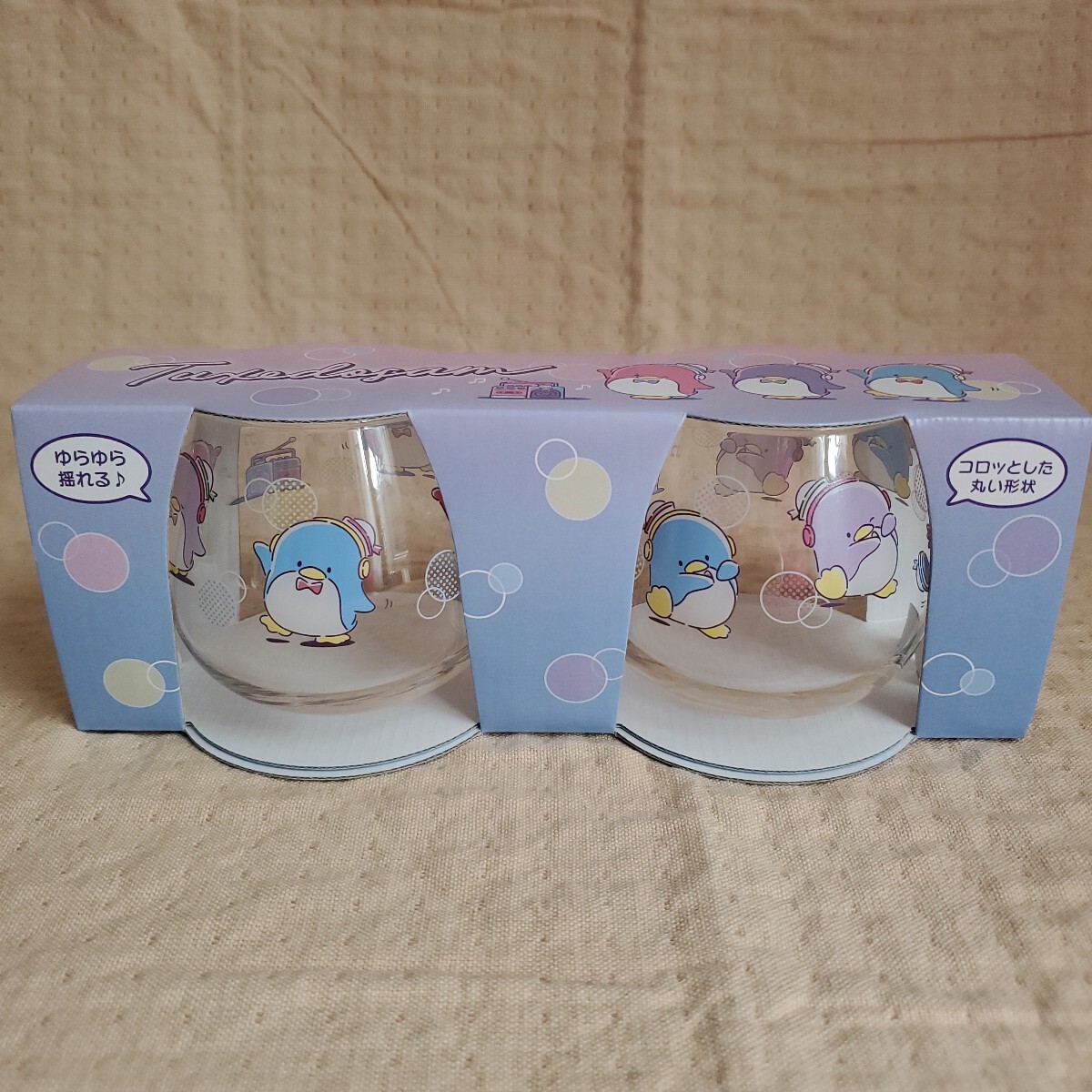 タキシードサム 揺れるグラスセット 日本製 ガラス Sanriooriginal サンリオ正規品 サンリオ レトロキャラクター 新品未開封拍卖