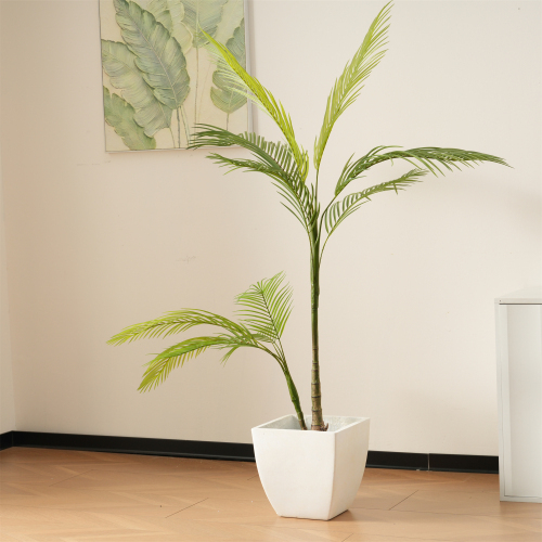 観葉植物 フェイク 150cm ヤシの木 の木 フェイクグリーン 人工観葉植物 大型 水性塗料 造花 ホテル インテリア リアル おしゃれ KU727拍卖