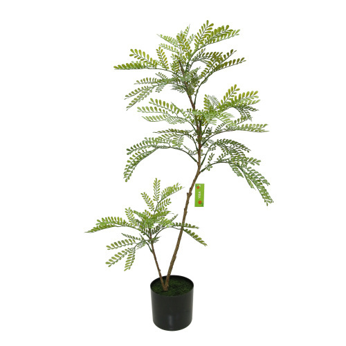 観葉植物 フェイク 100cm ジャカランダ の木 の木 フェイクグリーン 人工観葉植物 大型 水性塗料 造花 ホテル インテリア リアル KU199拍卖