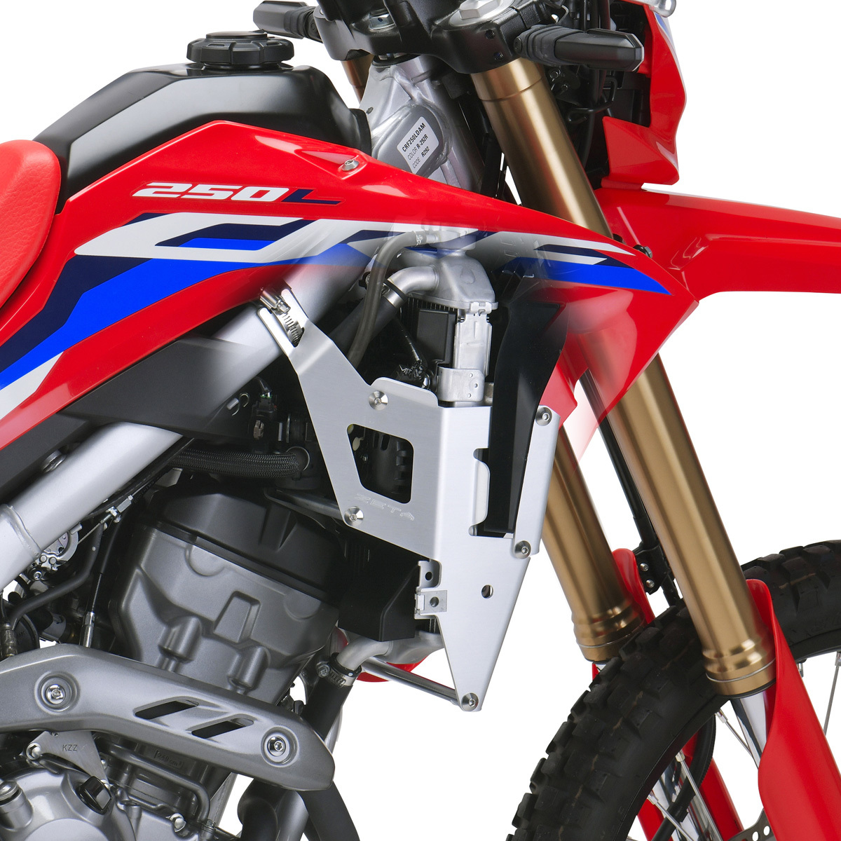 HONDA ホンダ CRF250L / (S) CRF250ラリー CRF250RALLY / (S) 2021- 用 ラジエターガード 簡単取付 説明書付拍卖