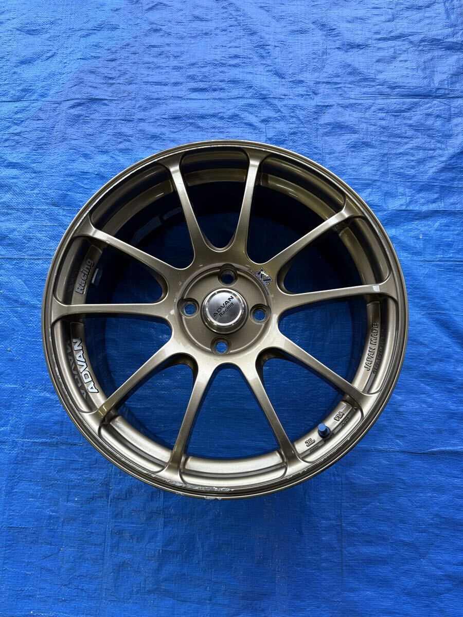 YOKOHAMA ADVAN RACING RZ 17インチ 7J 4穴PCD 100 オフセット+42 中古アルミホイール1本 拍卖