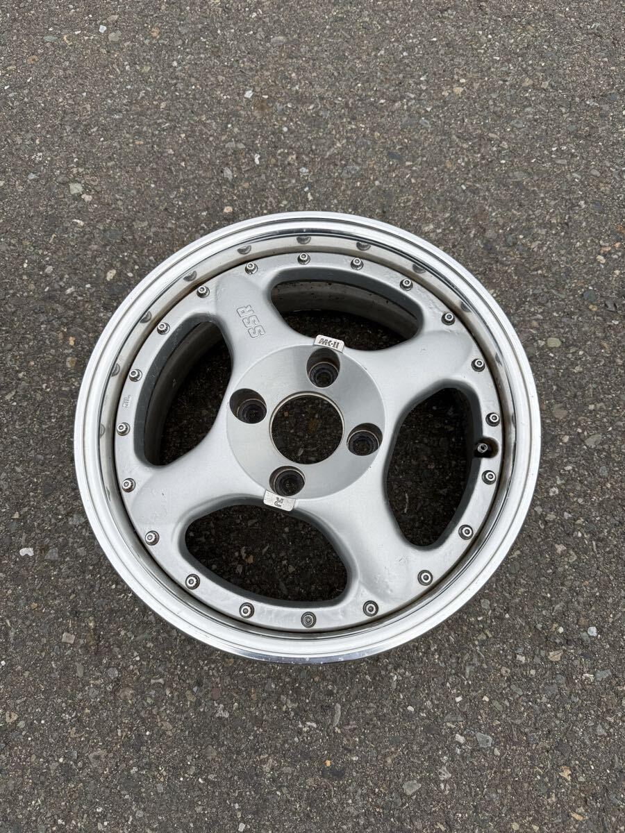 SSR MK-2R 15インチ 7J 4穴PCD114.3 オフセット+27 中古アルミホイール1本 拍卖