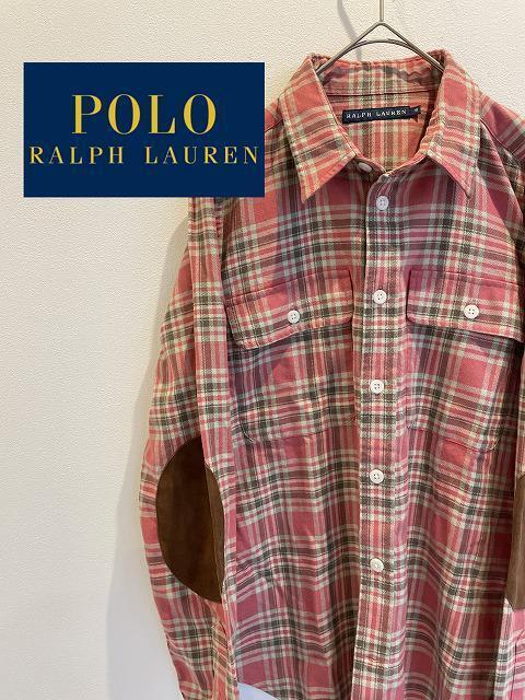 ラルフローレン チェックシャツ ピンク サイズ8 0210拍卖
