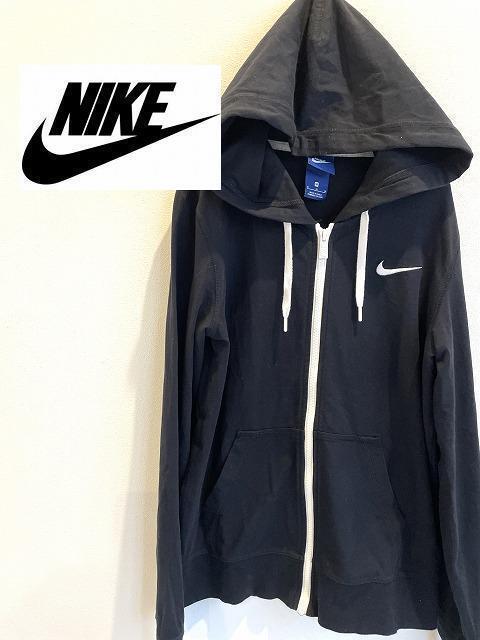 NIKE ジップアップパーカー 黒 サイズM 0247拍卖