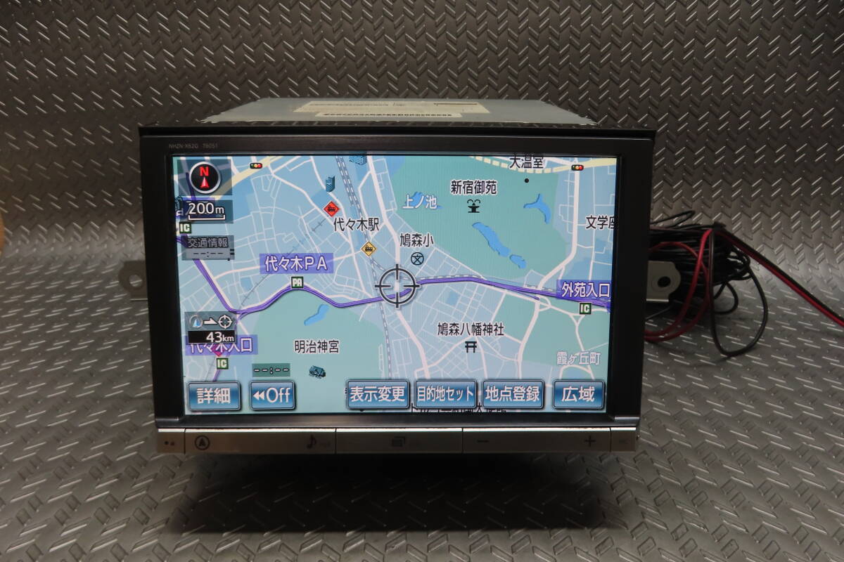 タッチパネル正常★W6796/トヨタ純正 HDDナビ NHZN-X62G TV地デジフルセグ内蔵 Bluetooth内蔵 拍卖
