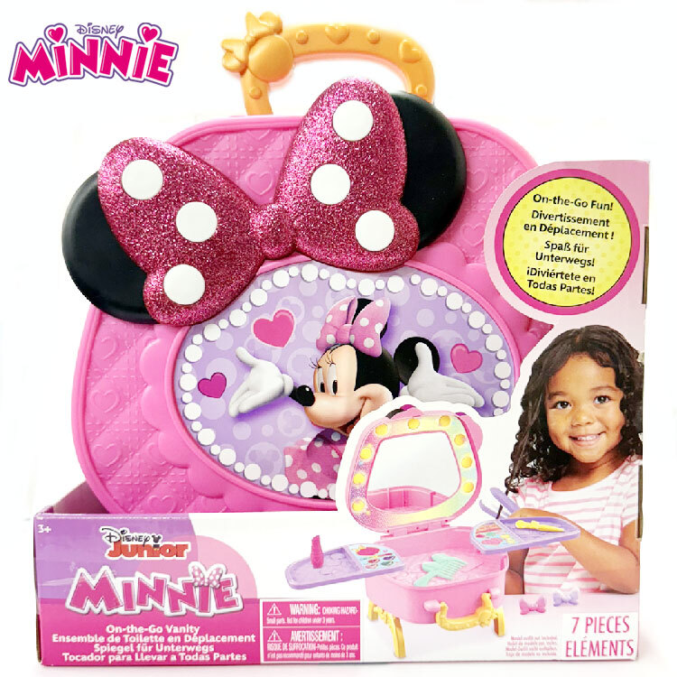ディズニー ミニーマウス バニティー ドレッサー ケース ごっこ遊び おもちゃ お化粧遊び 鏡台 メイク メイクごっこ ままごと プレゼント拍卖