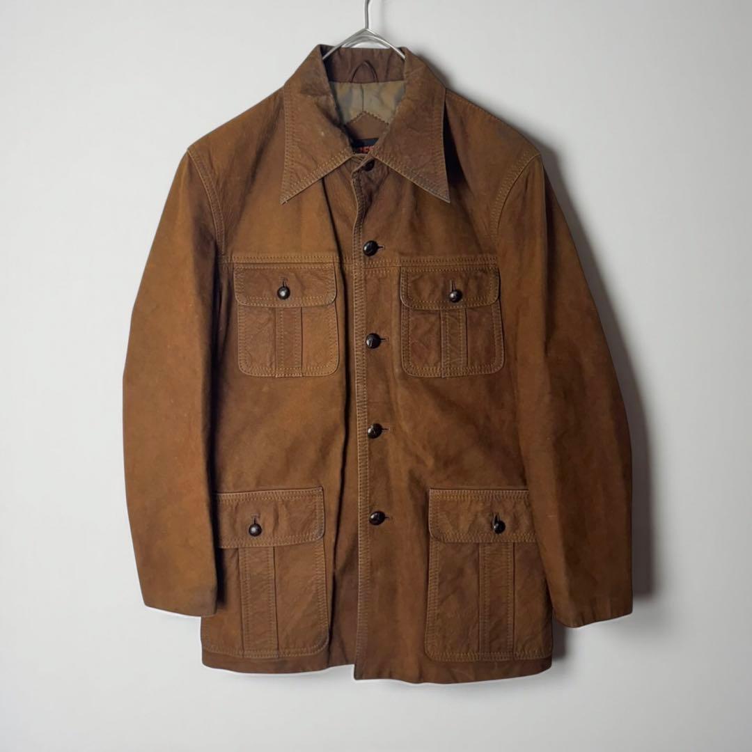 90s ヴィンテージ マックレガー レザージャケット 牛革 スエード M拍卖