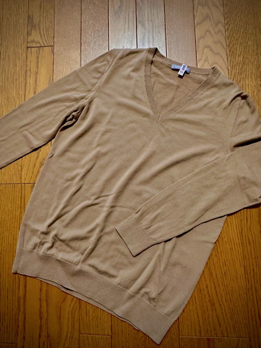 ◆美品◆Theory luxe セオリーリュクス ニット Vネック キャメル 長袖拍卖