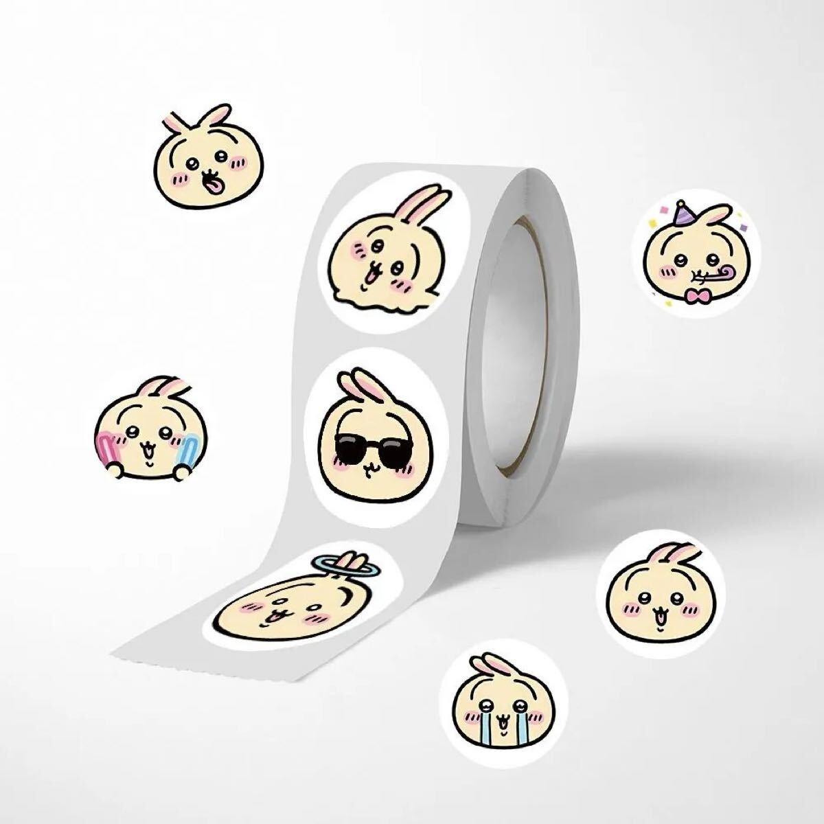 ちいかわ ステッカー ロールシール 封印シール 1巻約500枚 4巻入り拍卖