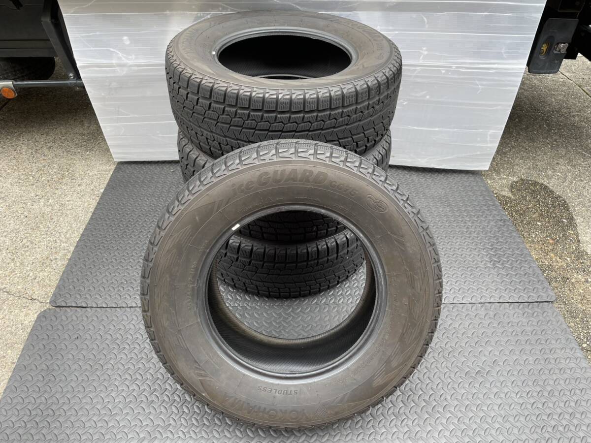 7部~8部山 YOKOHAMA ice GUARD 265/65R17 G075 BluEarth スタッドレス 4本 ヨコハマ C2510024 アイスガード 1台分拍卖