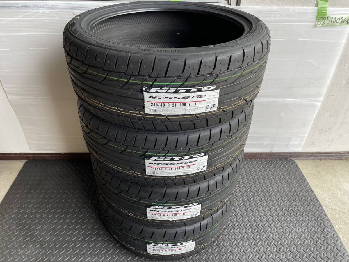 未使用 NITTO NT555 G2 245/40R21 4本 3124 2024年製造C2510020 ニットー拍卖